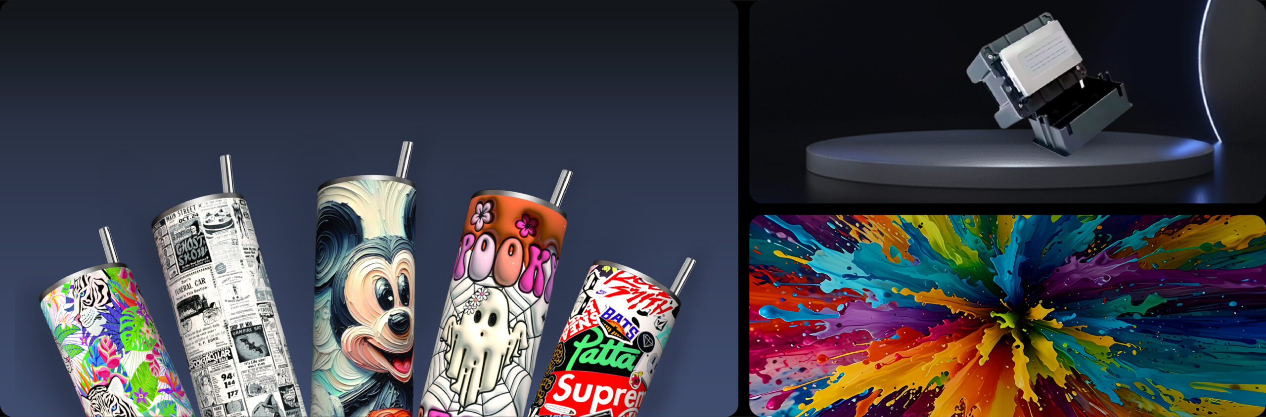 Tumbler printer startup cost for custom stainless steel drinkware production