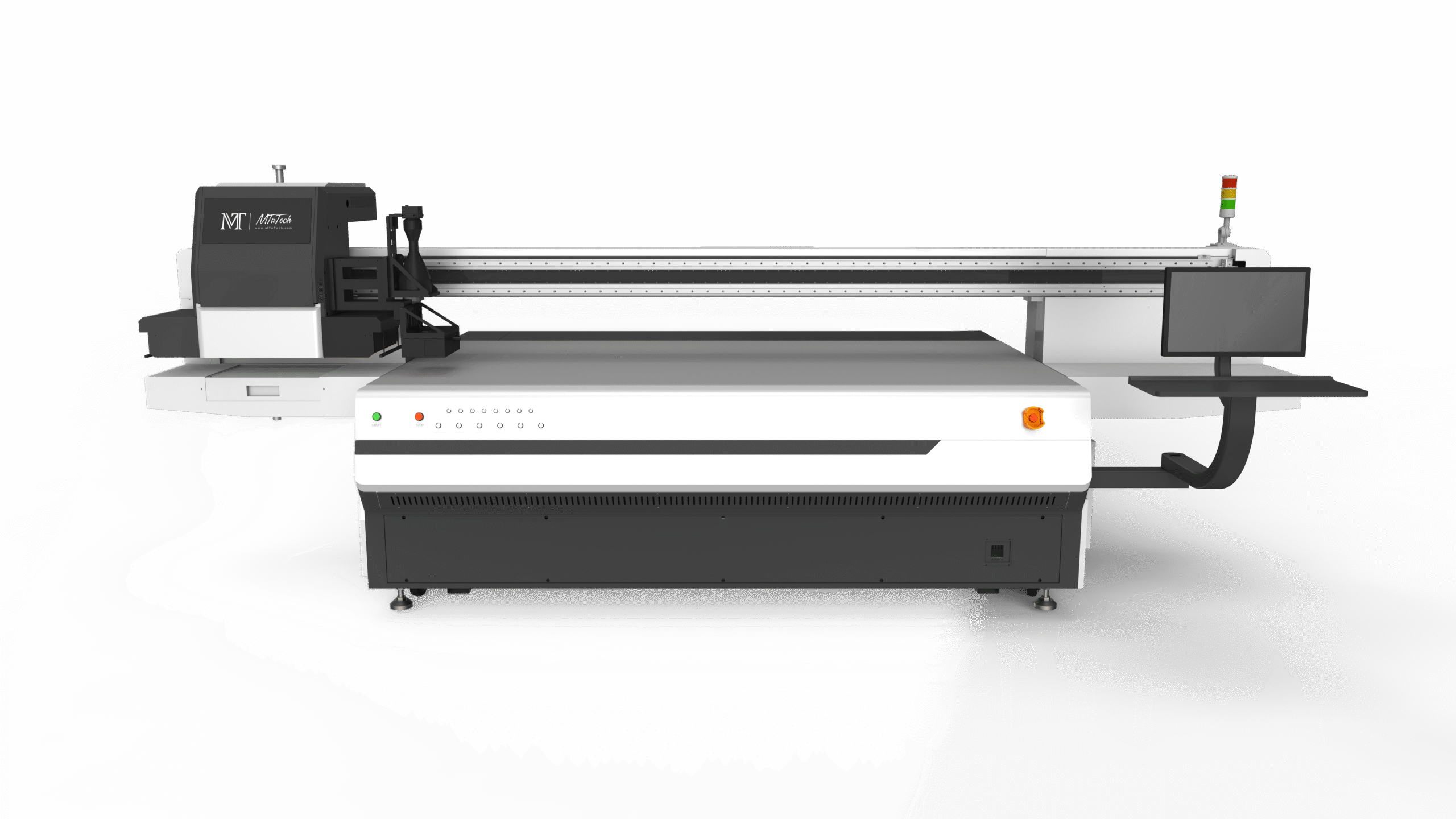 Industrial UV flatbed printer model used for manufacturer quote comparison and sample testing