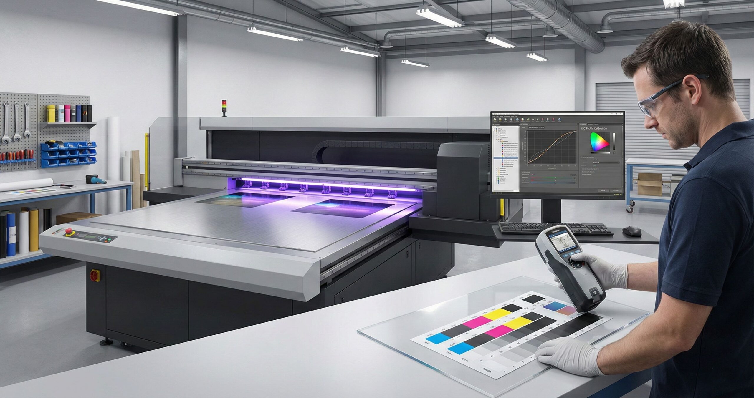 How to Calibrate a UV Printer for Accurate Color and Consistent Print Output - UV printer software workflow and MTuTech printer selection guide