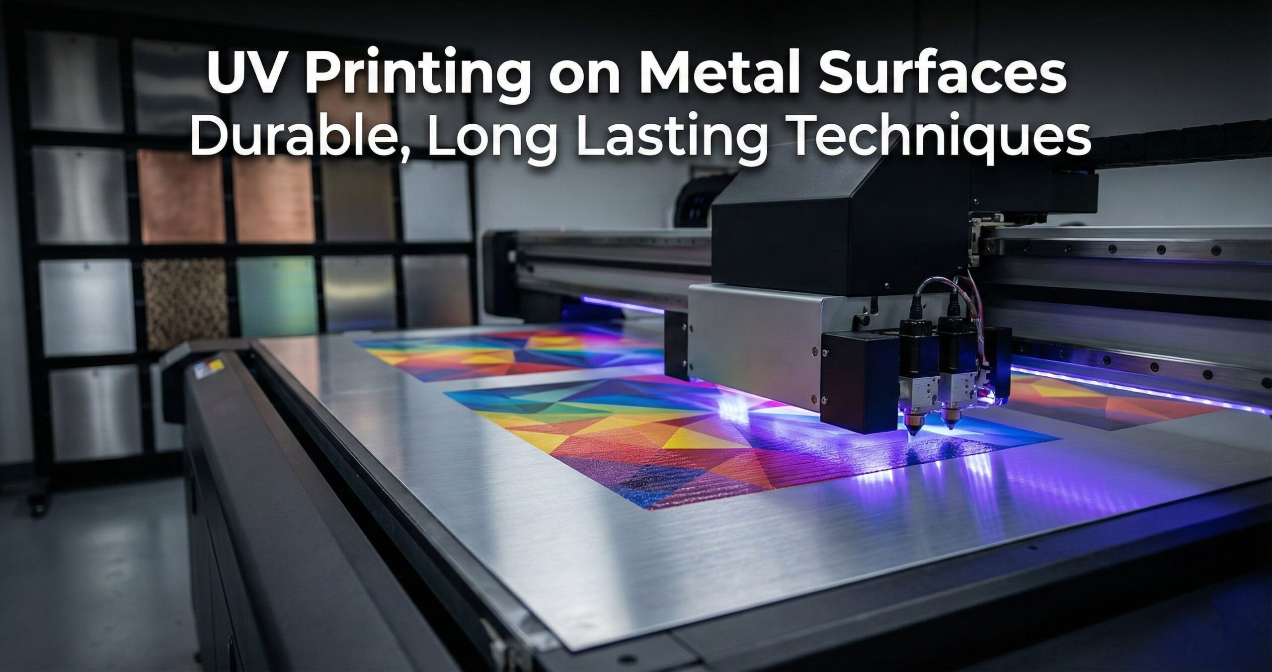 UV Printing on Metal Surfaces: Durable Techniques for Long Lasting - UV printing applications workflow and MTuTech printer selection guide