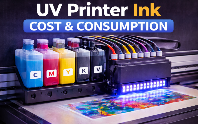 UV Printer Ink Cost & Consumption UV Printer Ink Cost & Consumption
