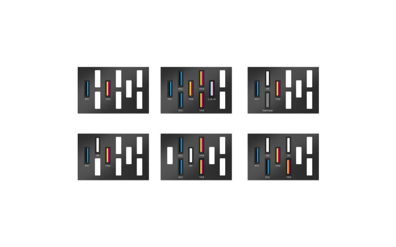 Printhead Combinations—–1–1 Printhead Combinations-----1--1
