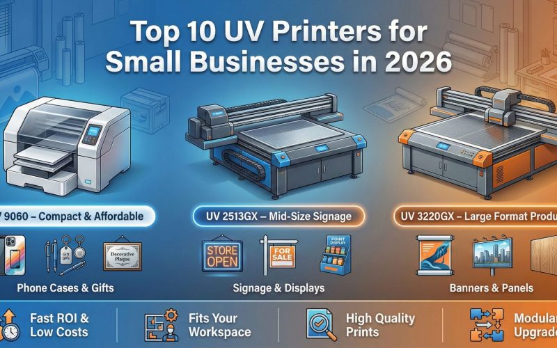 Top 10 UV Printers for Small Businesses in 2026 Top 10 UV Printers for Small Businesses in 2026