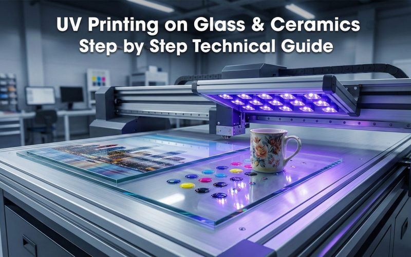 UV Printing on Glass and Ceramics A Step by Step Technical Guide UV Printing on Glass and Ceramics A Step by Step Technical Guide